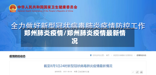 郑州肺炎疫情/郑州肺炎疫情最新情况-第2张图片