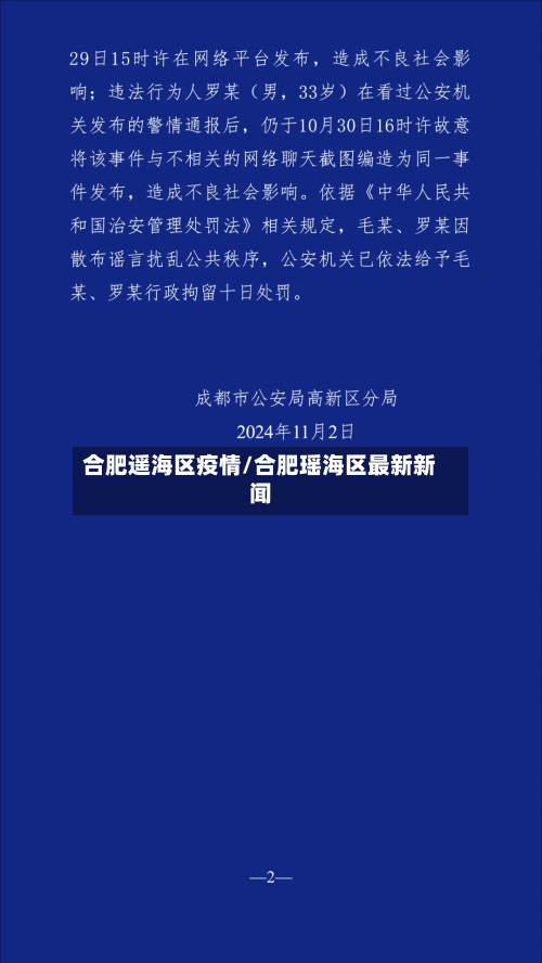合肥遥海区疫情/合肥瑶海区最新新闻-第2张图片