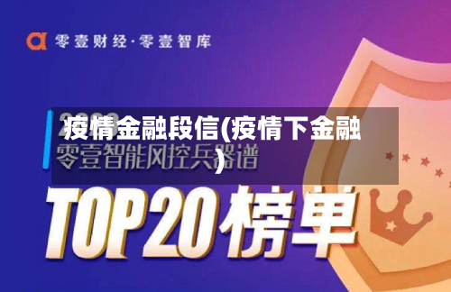 疫情金融段信(疫情下金融)