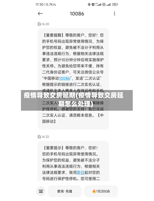 疫情导致交房延期(疫情导致交房延期怎么处理)-第3张图片