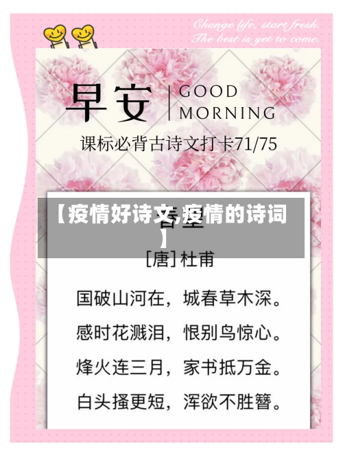 【疫情好诗文,疫情的诗词】-第3张图片
