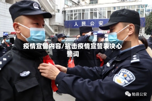 疫情宣誓内容/抗击疫情宣誓表决心誓词-第2张图片