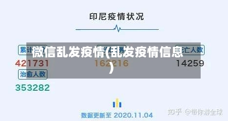 微信乱发疫情(乱发疫情信息)-第3张图片