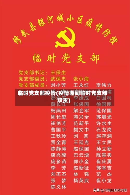 临时党支部疫情(疫情期间临时党支部职责)-第2张图片
