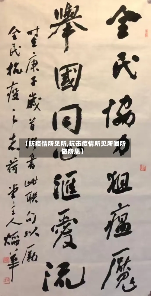 【防疫情所见所,抗击疫情所见所闻所做所思】-第2张图片