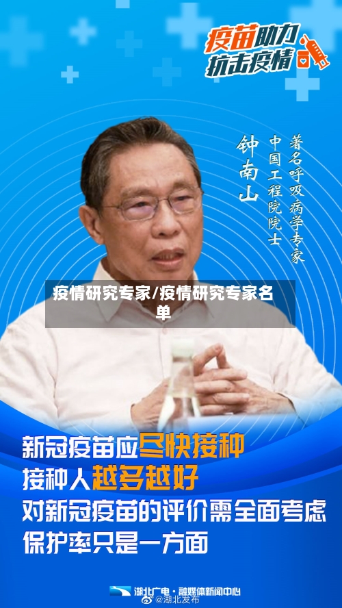 疫情研究专家/疫情研究专家名单
