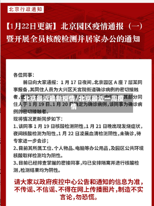 北京最近最新疫情/北京最近一周疫情