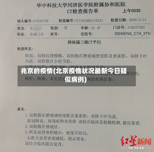 兆京的疫情(北京疫情状况最新今日疑似病例)