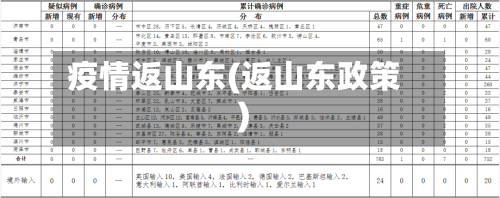 疫情返山东(返山东政策)-第2张图片