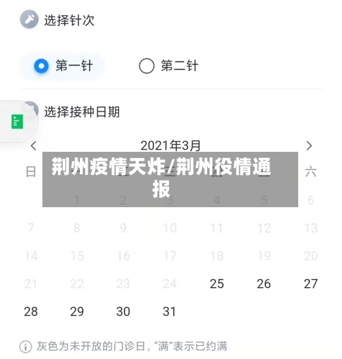 荆州疫情天炸/荆州役情通报